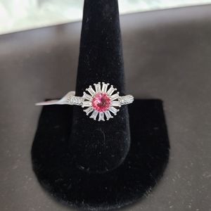 BP - Bicolor Tourmaline- Rhodium Plating- Ring